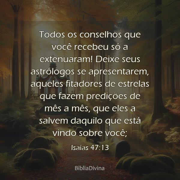 Isaías 47:13