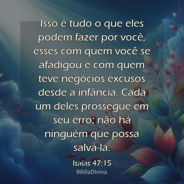 Isaías 47:15