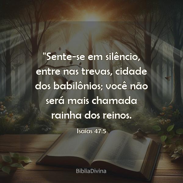 Isaías 47:5