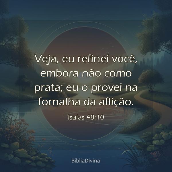 Isaías 48:10