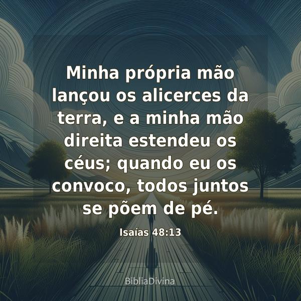 Isaías 48:13