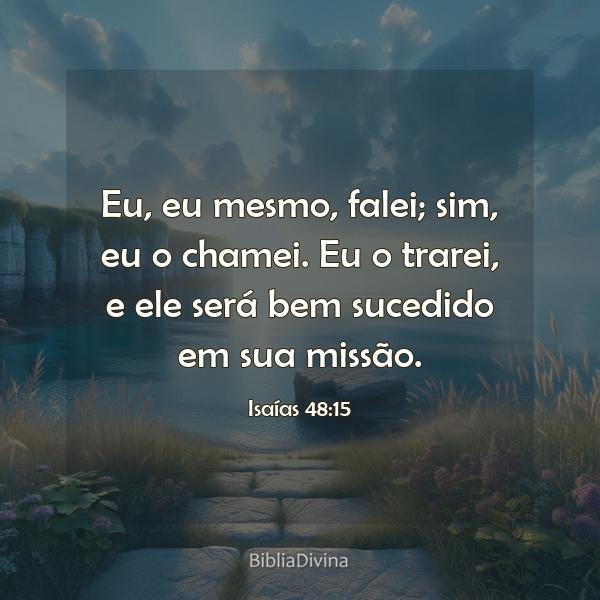 Isaías 48:15