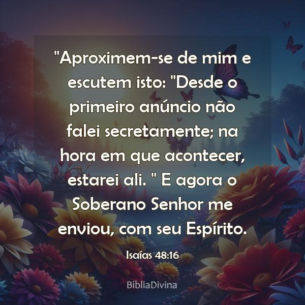 Isaías 48:16