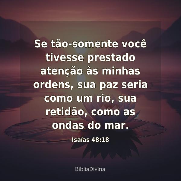 Isaías 48:18