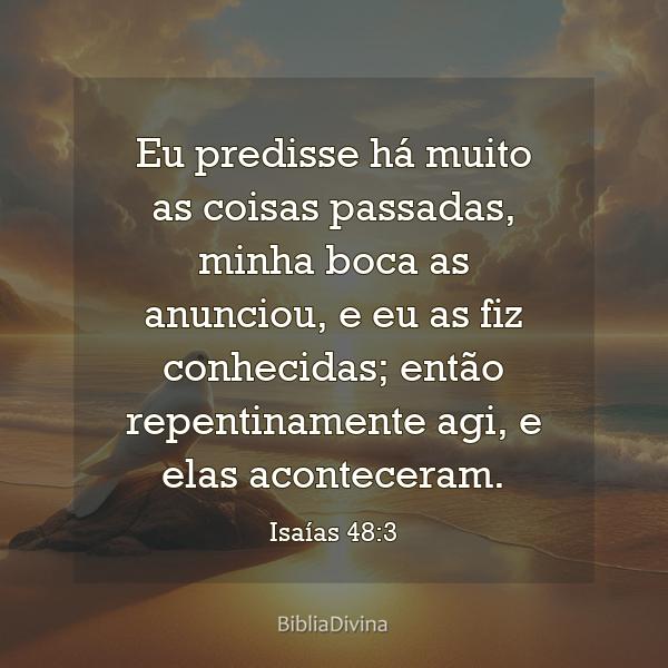 Isaías 48:3