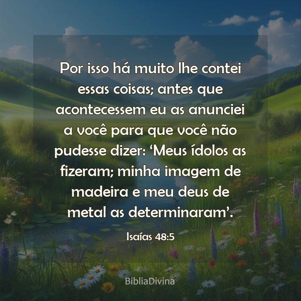 Isaías 48:5