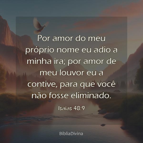 Isaías 48:9