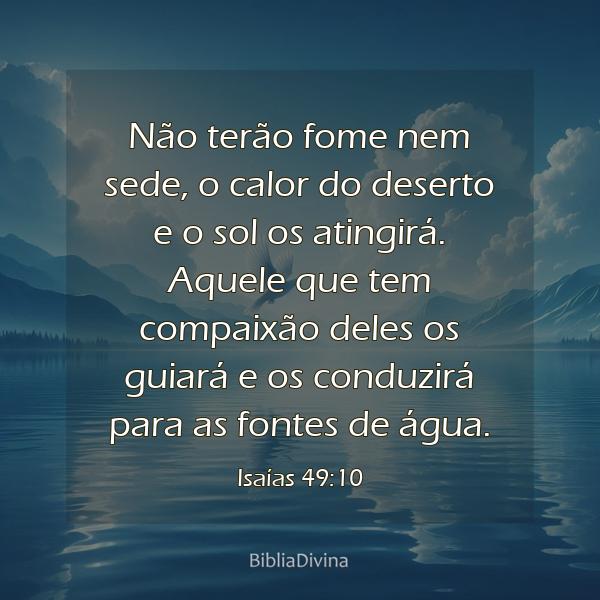 Isaías 49:10