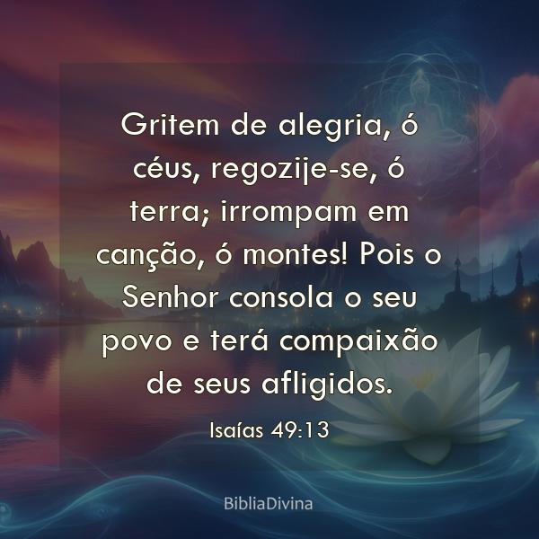 Isaías 49:13