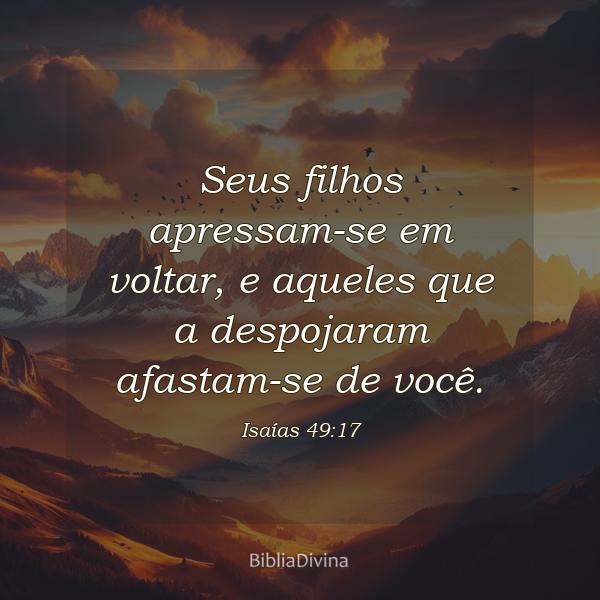 Isaías 49:17