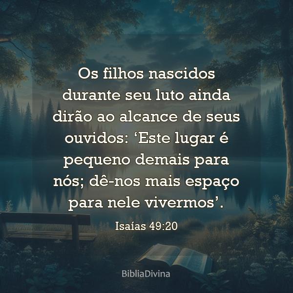 Isaías 49:20