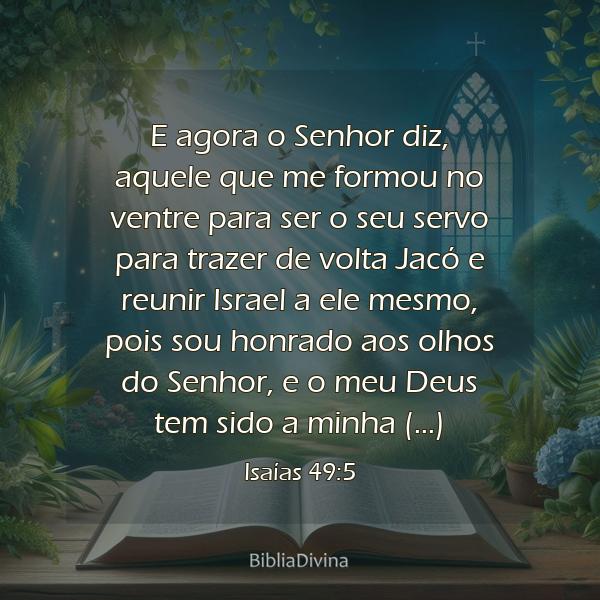 Isaías 49:5