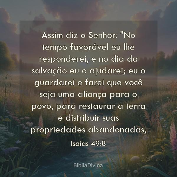 Isaías 49:8