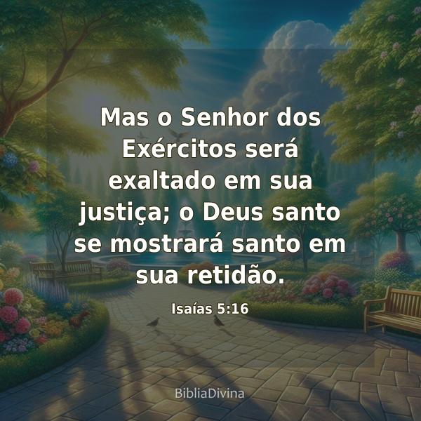 Isaías 5:16