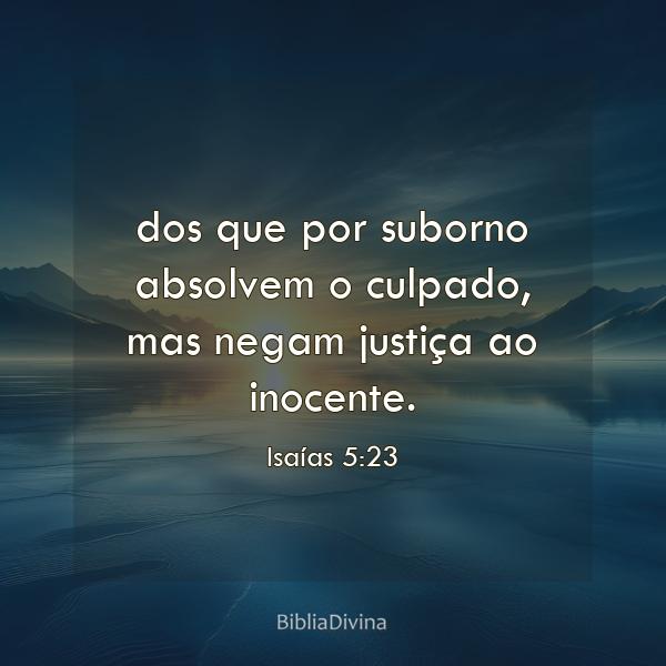 Isaías 5:23