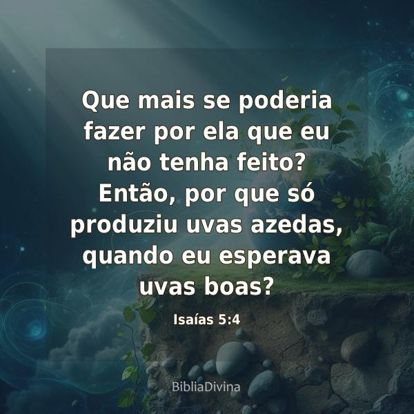 Isaías 5:4