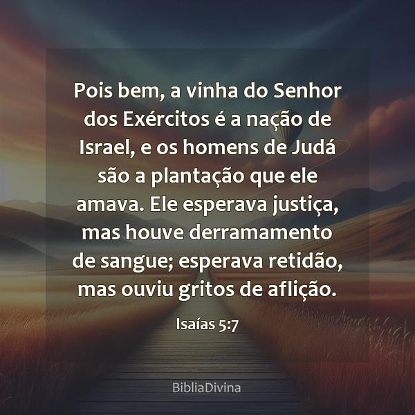 Isaías 5:7