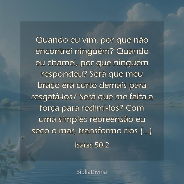 Isaías 50:2