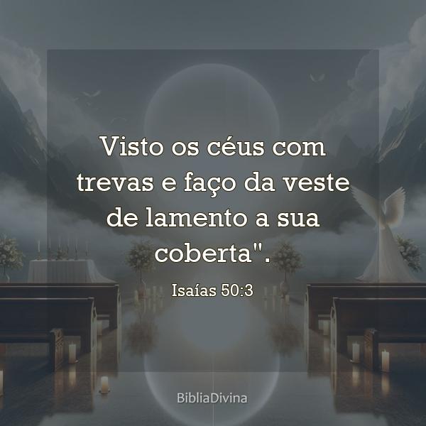 Isaías 50:3