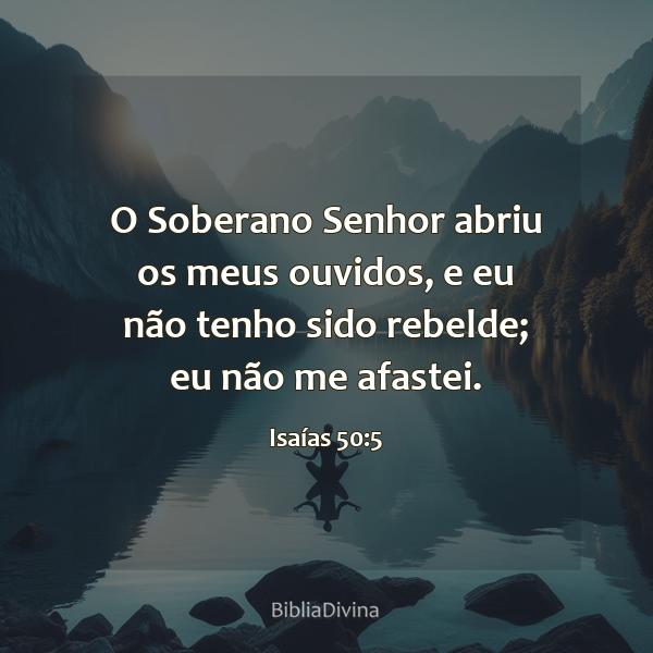 Isaías 50:5