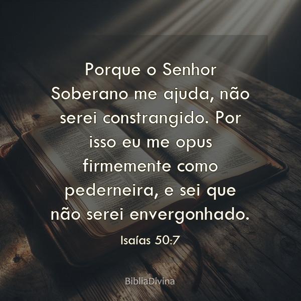 Isaías 50:7