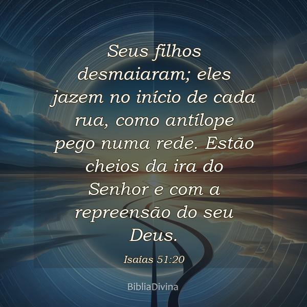 Isaías 51:20