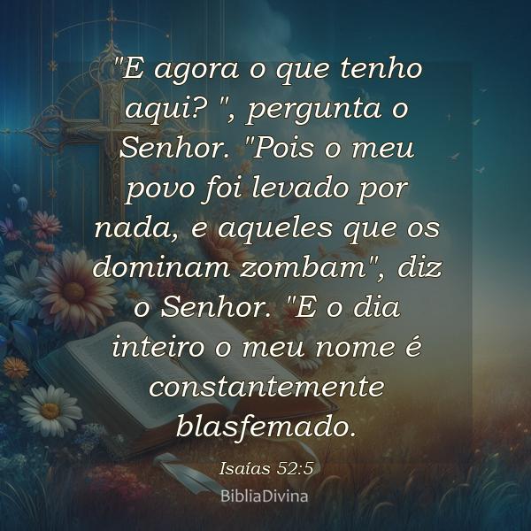 Isaías 52:5