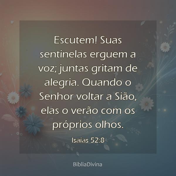 Isaías 52:8