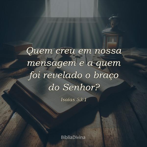 Isaías 53:1