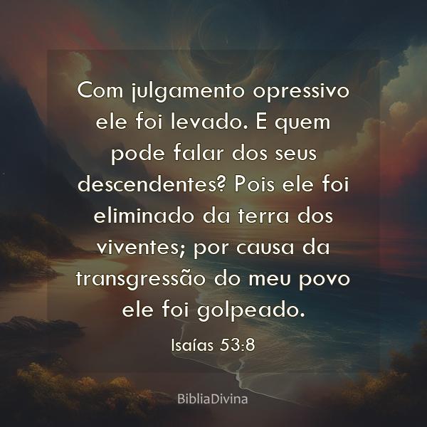 Isaías 53:8