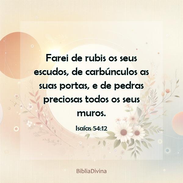 Isaías 54:12