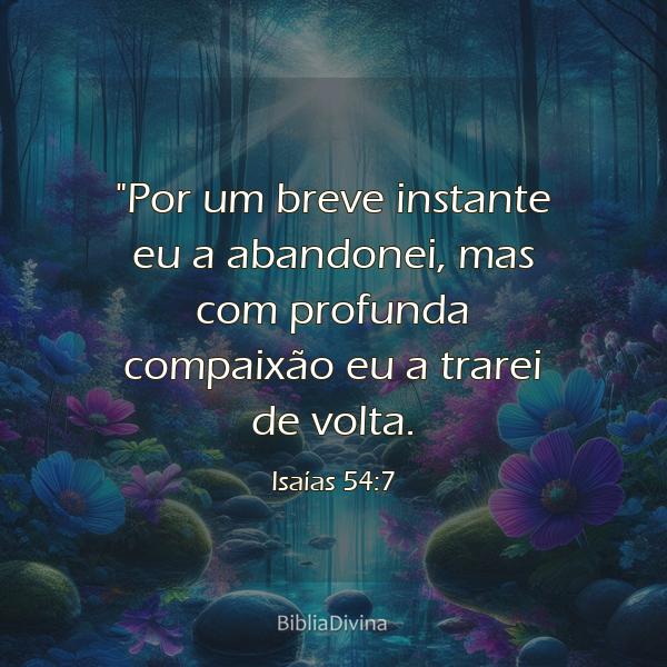 Isaías 54:7