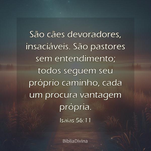 Isaías 56:11