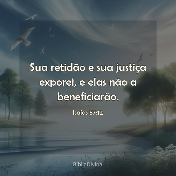 Isaías 57:12