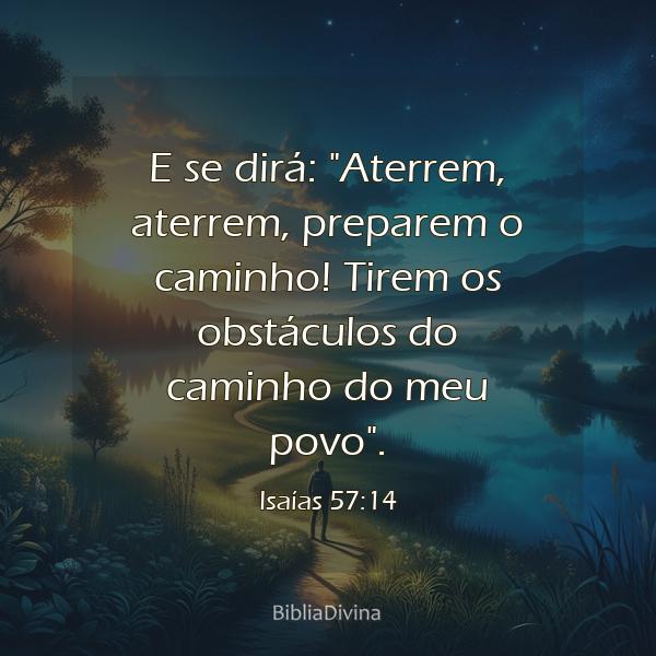 Isaías 57:14