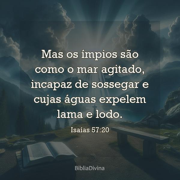 Isaías 57:20