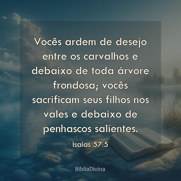 Isaías 57:5