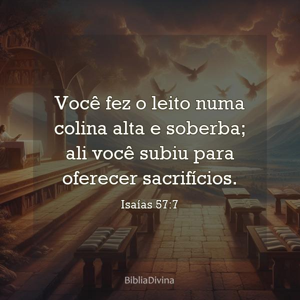 Isaías 57:7