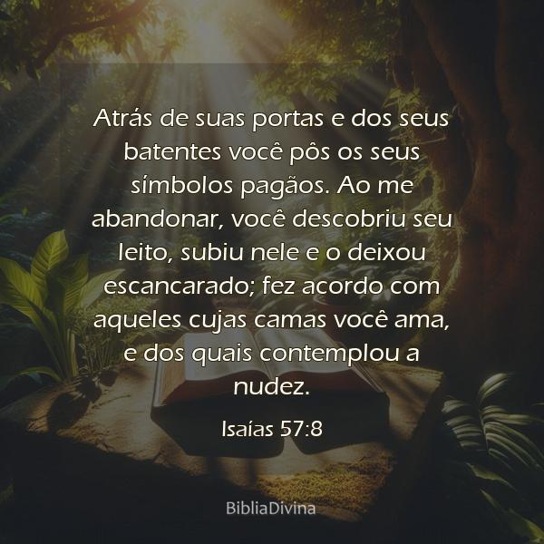 Isaías 57:8