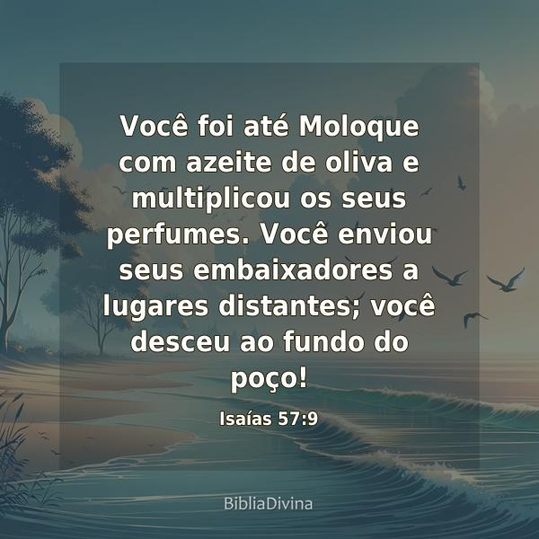 Isaías 57:9