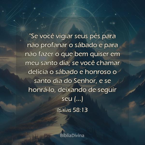 Isaías 58:13