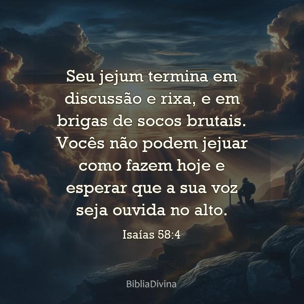 Isaías 58:4