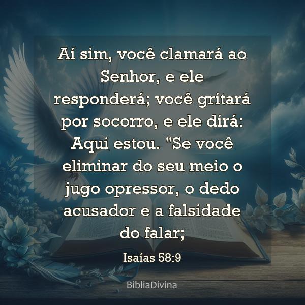 Isaías 58:9