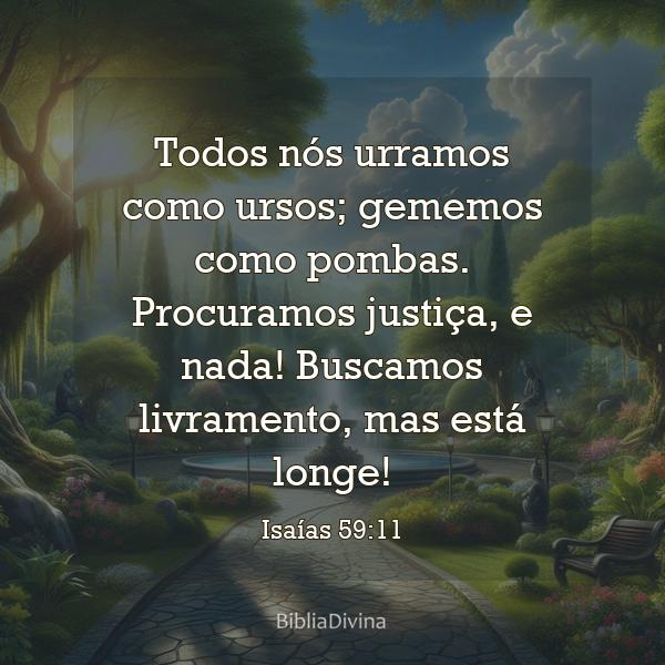 Isaías 59:11