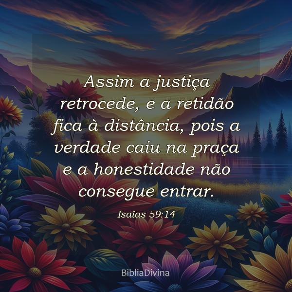 Isaías 59:14