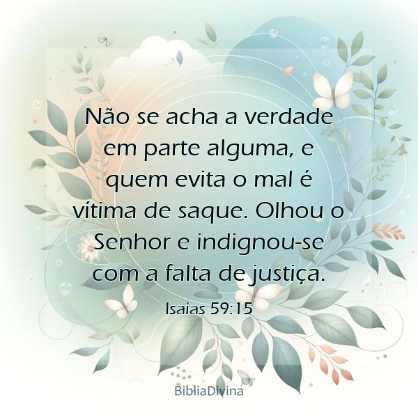 Isaías 59:15