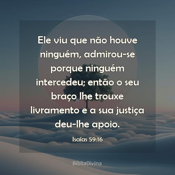 Isaías 59:16