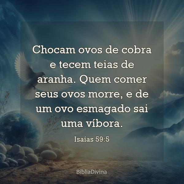 Isaías 59:5