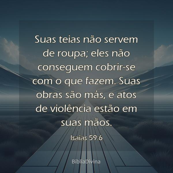 Isaías 59:6