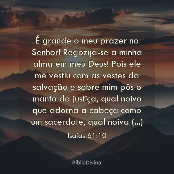 Isaías 61:10